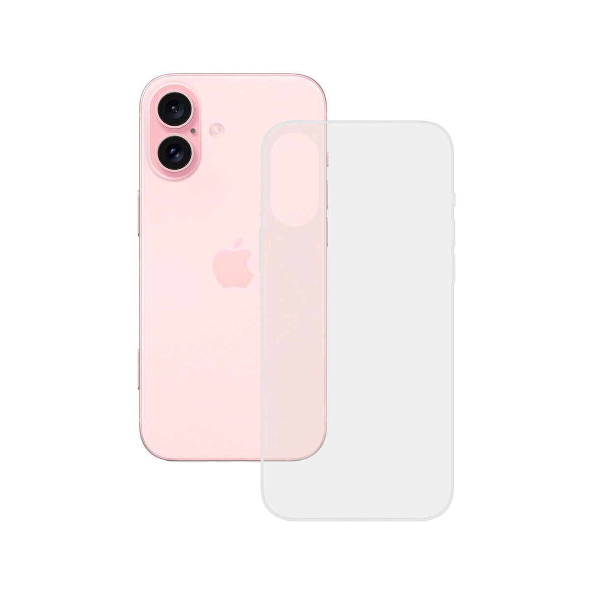 Mobile cover KSIX iPhone 16 Transparent-0